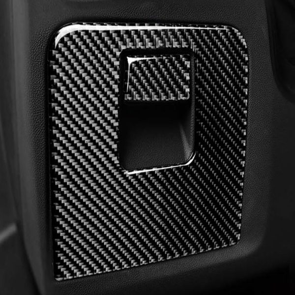 Car Carbon Fiber Storage Box Panel Solid Color Decorative Sticker for BMW G01 X3 2018-2020 / G02 X4 2019-2020, Left and Right Drive Universal - Image 5