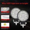 D0037 9.8W 10-30V DC 6000K 3 inch 14 LEDs Circle Offroad Truck Car Driving Light Work Light Spotlight Fog Light - Image 6