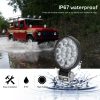 D0037 9.8W 10-30V DC 6000K 3 inch 14 LEDs Circle Offroad Truck Car Driving Light Work Light Spotlight Fog Light - Image 9