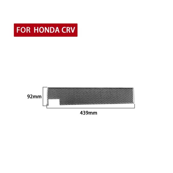 Carbon Fiber Car Co-pilot Glove Box Panel Decorative Sticker for Honda CRV 2007-2011, Left Drive - Image 2