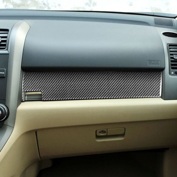 Carbon Fiber Car Co-pilot Glove Box Panel Decorative Sticker for Honda CRV 2007-2011, Left Drive - Image 5