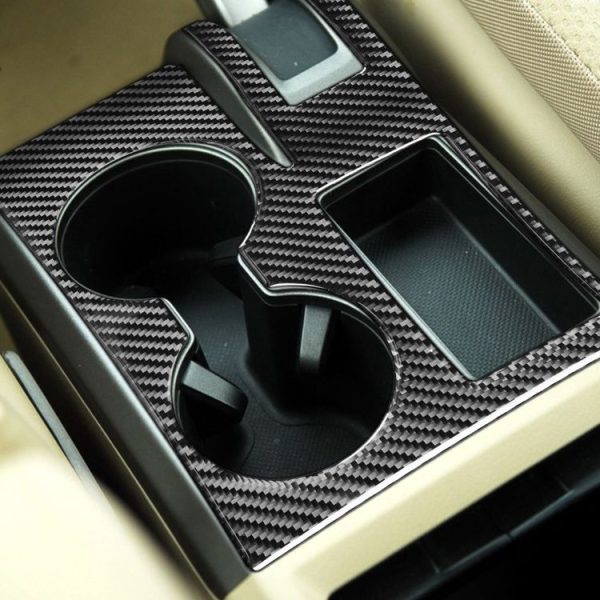 Carbon Fiber Car Cup Holder Panel Decorative Sticker for Honda CRV 2007-2011, Right Drive - Image 5