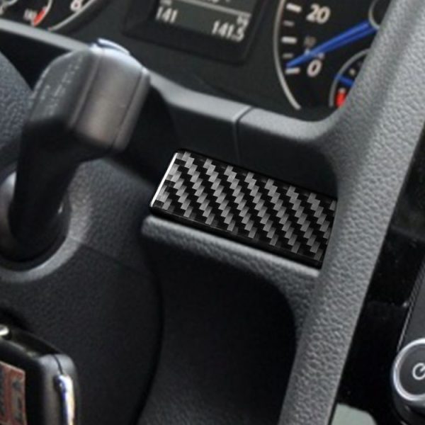 3 PCS / Set Carbon Fiber Car Dashboard Strip Decorative Sticker for Volkswagen Scirocco 2009-2016, Left Drive - Image 6
