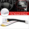 Renault Car 24Pin Video Input Switch Reverse Parking Camera RCA Adapter Cable - Image 5