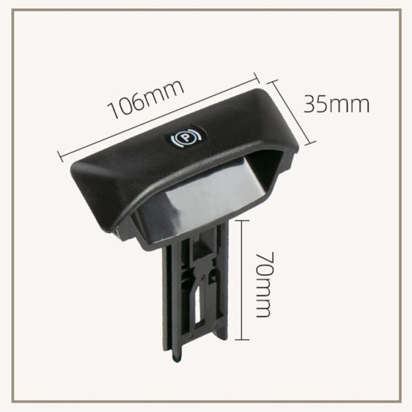Mercedes-Benz W204 / W212 Left Driving Car Handbrake Parking Brake Lever Release Handle 2044270020 - Image 5