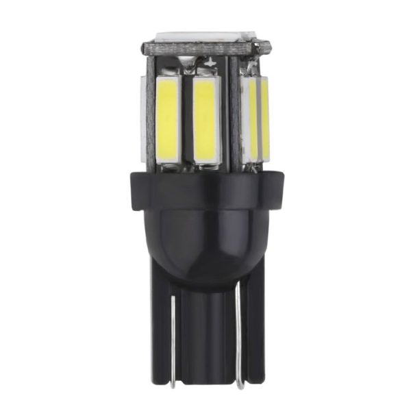 10pcs T10 DC12V / 0.96W / 0.08A Car Clearance Light 10LEDs SMD-7020 Lamp Beads (Blue Light) - Image 2