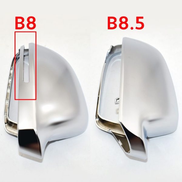 1 Pair For Audi A4 B8 Car Dynamic LED Turn Signal Light Rearview Mirror Flasher Water Blinker (Transparent Black) - Image 7
