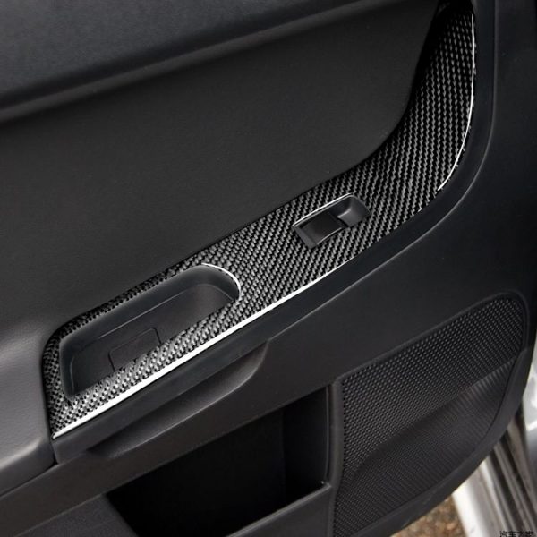 6 PCS Car Carbon Fiber Glass Lift Panel Decorative Sticker for Mitsubishi Lancer EVO 2008-2015, Left Drive - Image 7