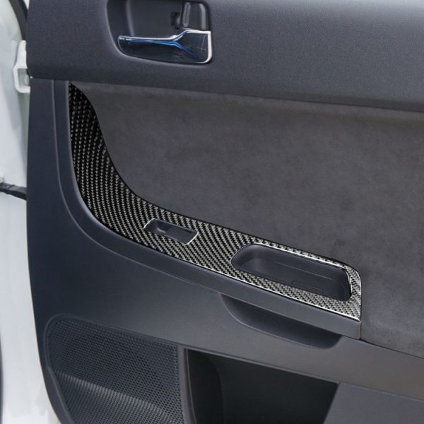 6 PCS Car Carbon Fiber Glass Lift Panel Decorative Sticker for Mitsubishi Lancer EVO 2008-2015, Left Drive - Image 9
