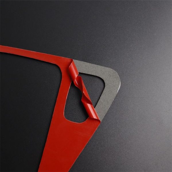 Three Color Carbon Fiber Car Right Driving Gear Panel Decorative Sticker for BMW E90 / E92 2005-2012 - Image 3