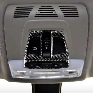 Carbon Fiber Car Reading Light Panel Decorative Sticker for BMW F20 2012-2017 / F30 / F34 / F32 2013-2017 / X5 2014-2017 / X6 2015-2017 / X1 2016-2017