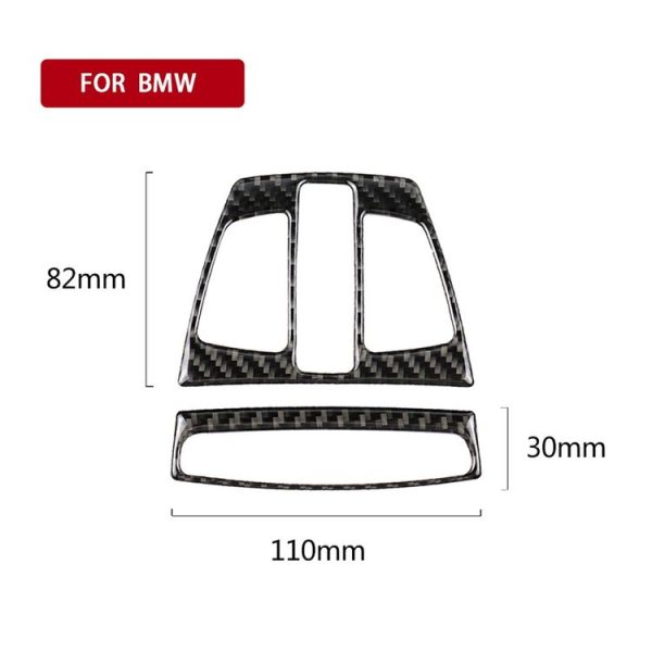 Carbon Fiber Car Reading Light Panel Decorative Sticker for BMW F20 2012-2017 / F30 / F34 / F32 2013-2017 / X5 2014-2017 / X6 2015-2017 / X1 2016-2017 - Image 4