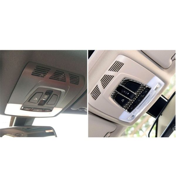 Carbon Fiber Car Reading Light Panel Decorative Sticker for BMW F20 2012-2017 / F30 / F34 / F32 2013-2017 / X5 2014-2017 / X6 2015-2017 / X1 2016-2017 - Image 6