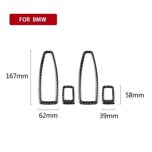 Carbon Fiber Car Lifting Panel Decorative Sticker for BMW F20 / F21 2012-2016 / F30 2013-2015 / F34 2013-2016 - Image 4