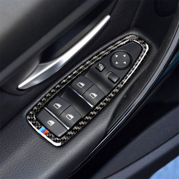Three Color Carbon Fiber Car Lifting Panel Decorative Sticker for BMW F20 / F21 2012-2016 / F30 2013-2015 / F34 2013-2016 - Image 5