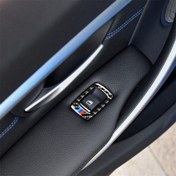 Three Color Carbon Fiber Car Lifting Panel Decorative Sticker for BMW F20 / F21 2012-2016 / F30 2013-2015 / F34 2013-2016 - Image 6