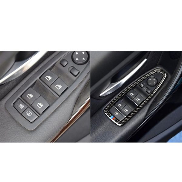 Three Color Carbon Fiber Car Lifting Panel Decorative Sticker for BMW F20 / F21 2012-2016 / F30 2013-2015 / F34 2013-2016 - Image 7