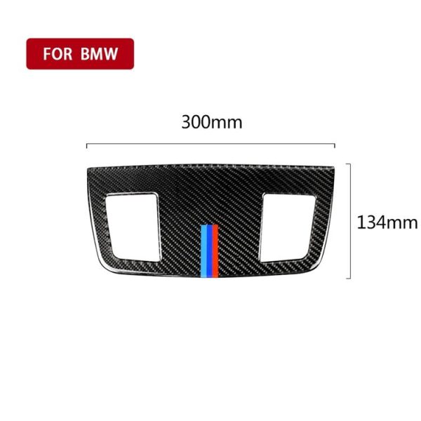 Three Color Carbon Fiber Car Instrument Large Outlet Decorative Sticker for BMW E90 2005-2012 - Image 4
