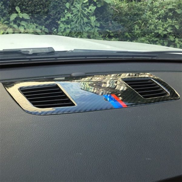 Three Color Carbon Fiber Car Instrument Large Outlet Decorative Sticker for BMW E90 2005-2012 - Image 5