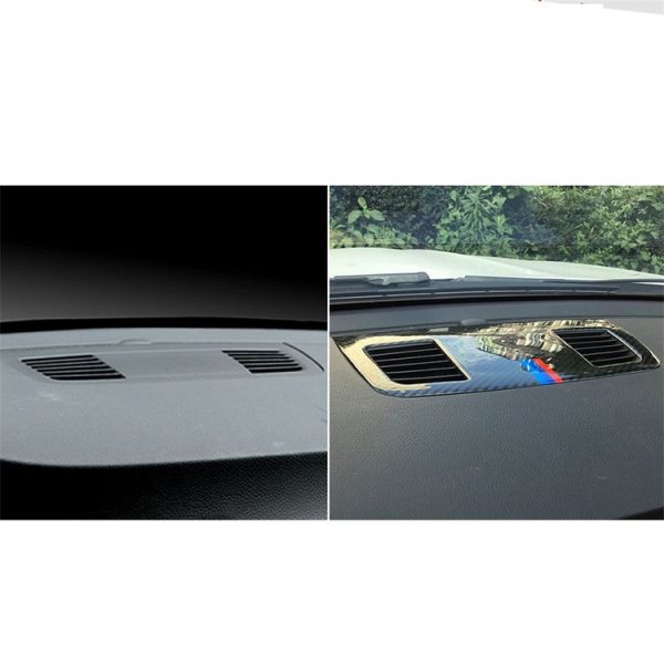 Three Color Carbon Fiber Car Instrument Large Outlet Decorative Sticker for BMW E90 2005-2012 - Image 6