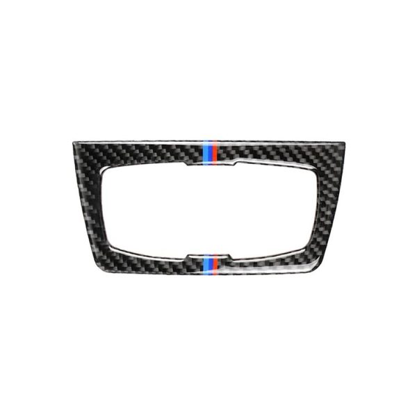 Three Color Carbon Fiber Car Headlight Switch Decorative Sticker for BMW F30 2013-2017 / F34 2013-2017 - Image 2