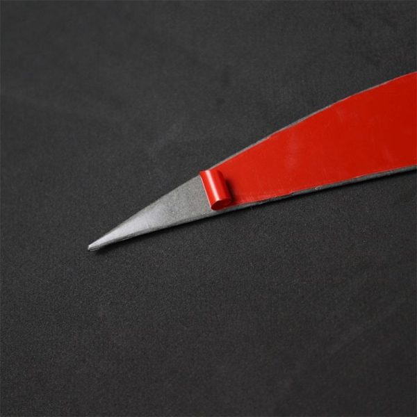 1 Pairs Yellow Red Color Carbon Fiber Car Lamp Eyebrow Decorative Sticker for BMW F30 2013-2015 - Image 4