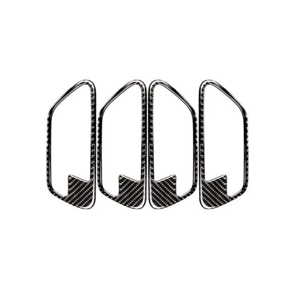 Carbon Fiber Car Door Bowl Decorative Sticker for BMW F30 2013-2018 / F34 2013-2017 - Image 2