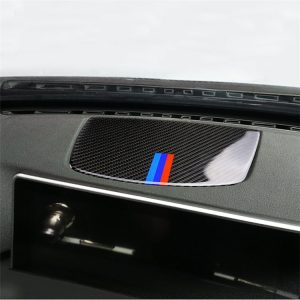 Three Color Carbon Fiber Car Instrument Speaker Panel Decorative Sticker for BMW F30 2013-2018 / F34 2013-2018