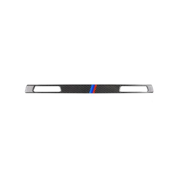 Three Color Carbon Fiber Car Right Driving Middle Control Decorative Sticker for BMW E90 / E92 / E93 2005-2012 - Image 2