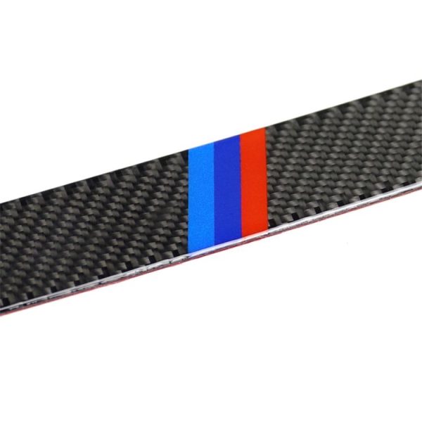 Three Color Carbon Fiber Car Right Driving Middle Control Decorative Sticker for BMW E90 / E92 / E93 2005-2012 - Image 3