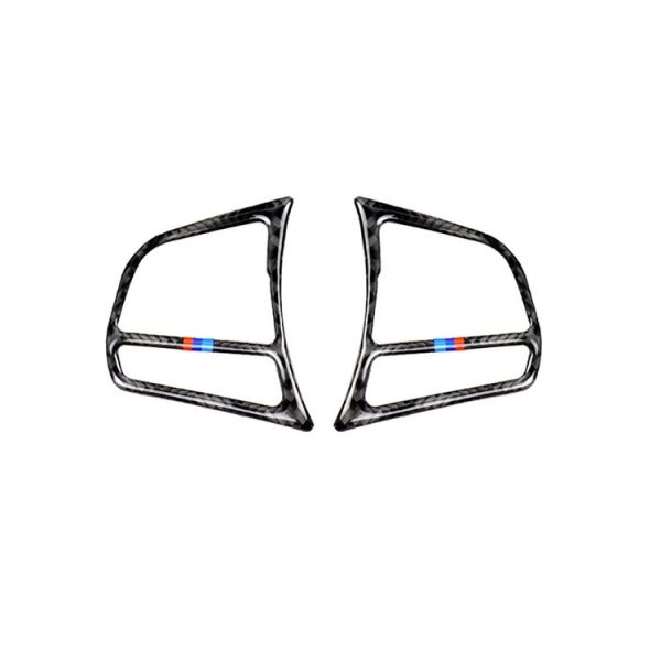 Three Color Carbon Fiber Car Steering Wheel Key Frame Decorative Sticker for BMW F20 2012-2018 / F21 2014-2018 / F30 / F34 2013-2018 / F32 2013-2018 - Image 2