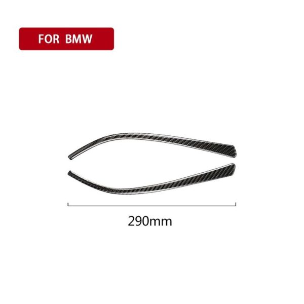 Carbon Fiber Car Rearview Mirror Bumper Strip Decorative Sticker for BMW F30 2013-2018 / F34 2013-2017 - Image 4