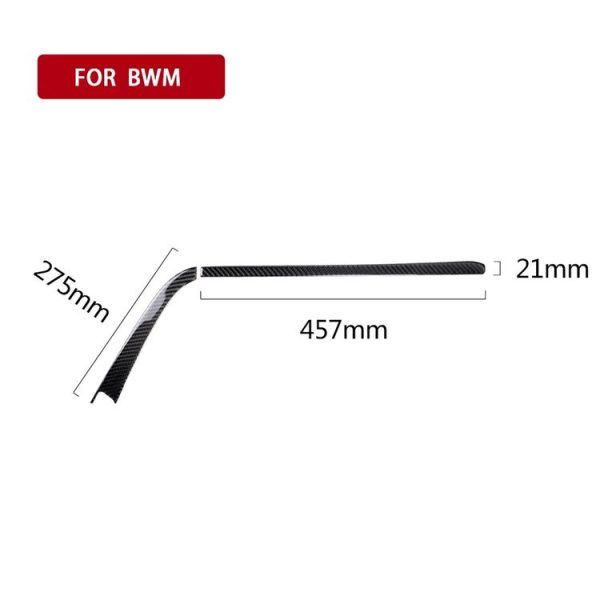 Carbon Fiber Car Copilot Central Control Decorative Sticker for BMW F30 2013-2018 / F34 2013-2018, Sutible for Left Driving - Image 5