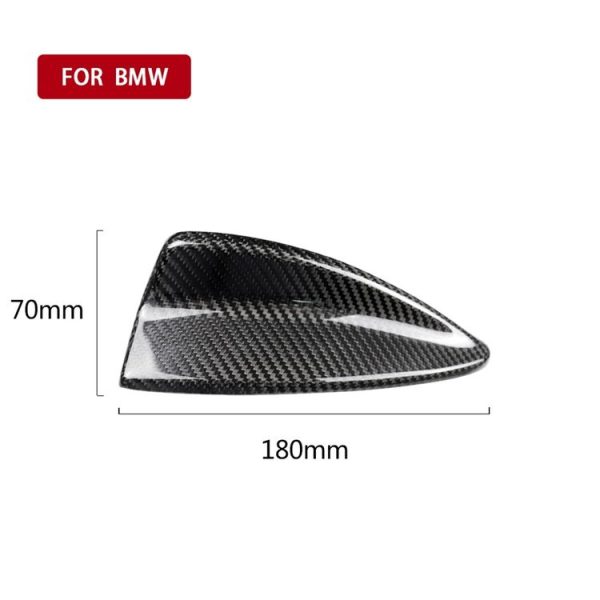 C Version Carbon Fiber Car Antenna Cover Decorative Sticker for BMW E46 / E60 / E90 / E92 - Image 4