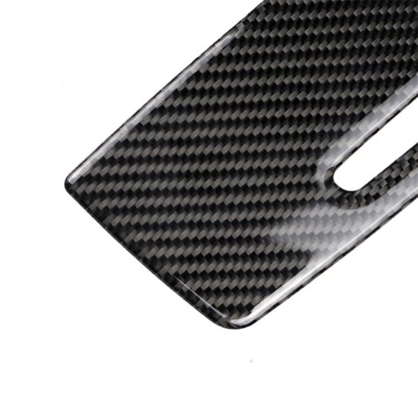 Carbon Fiber Car Ashtray Decorative Sticker for BMW E90 / E92 / E93 (2005-2012) - Image 3