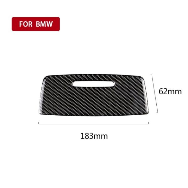 Carbon Fiber Car Ashtray Decorative Sticker for BMW E90 / E92 / E93 (2005-2012) - Image 5