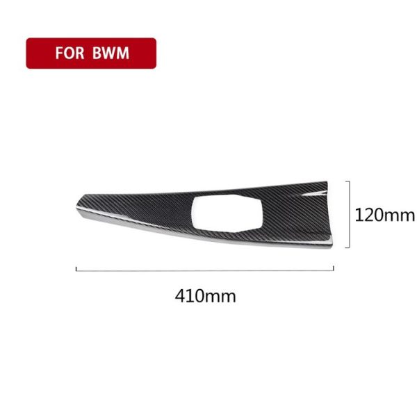 Mould Pressing Edition Carbon Fiber Car Multi-Media Panel Decorative Sticker for BMW F30 2013-2018 / F34 2014-2018 / F33 F36 2014-2018, Sutible for Left Driving - Image 4