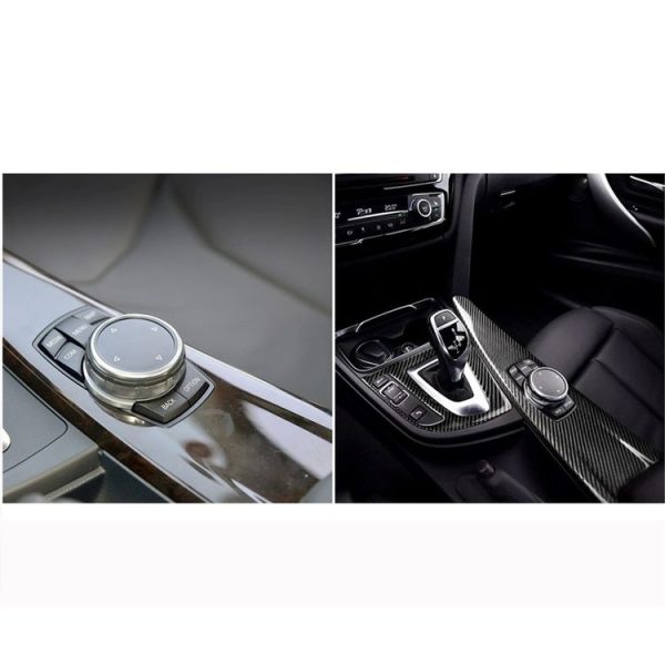 Mould Pressing Edition Carbon Fiber Car Multi-Media Panel Decorative Sticker for BMW F30 2013-2018 / F34 2014-2018 / F33 F36 2014-2018, Sutible for Left Driving - Image 5
