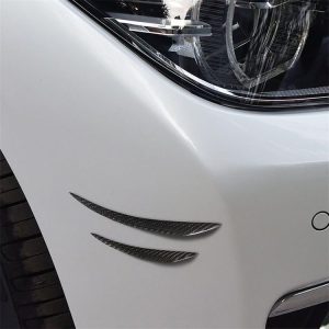 4 PCS Mould Pressing Edition Carbon Fiber Car Universal Air Knife Decorative Sticker for BMW E60 / E90 / F30 / F10 / E70 / F15 / E84 / F20
