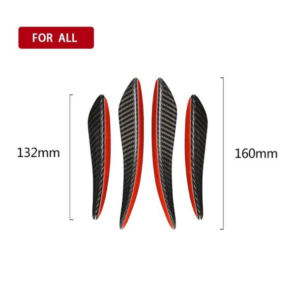 4 PCS Mould Pressing Edition Carbon Fiber Car Universal Air Knife Decorative Sticker for BMW E60 / E90 / F30 / F10 / E70 / F15 / E84 / F20 - Image 3
