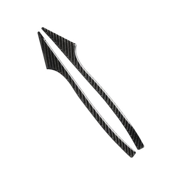 Carbon Fiber Car Rearview Mirror Bumper Strip Decorative Sticker for BMW 5 Series E60 2008-2010 / F10 2011-2017 / F07 2010-2015 / F01 2010-2015 - Image 2