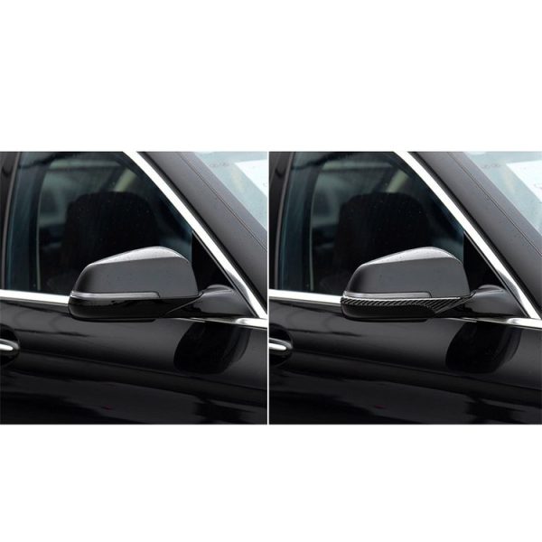 Carbon Fiber Car Rearview Mirror Bumper Strip Decorative Sticker for BMW 5 Series E60 2008-2010 / F10 2011-2017 / F07 2010-2015 / F01 2010-2015 - Image 6