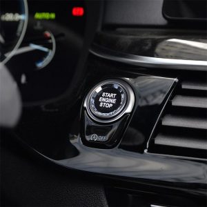 Carbon Fiber Car G / F Chassis Start Crystal Button with Start and Stop Function for BMW 1 / 2 / 3 / 4 / 5 / 6 / 7 Series