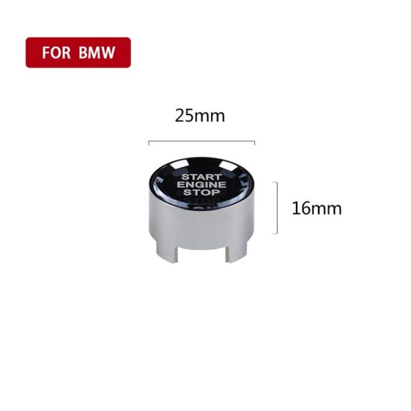 Carbon Fiber Car G / F Chassis Start Crystal Button with Start and Stop Function for BMW 1 / 2 / 3 / 4 / 5 / 6 / 7 Series - Image 4