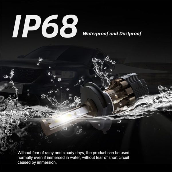 2 PCS KINGSOFE H4 / HB2 / 9003 DC9-36V / 18W / 6000K / 2000LM IP68 Car LED Headlight Lamps - Image 4