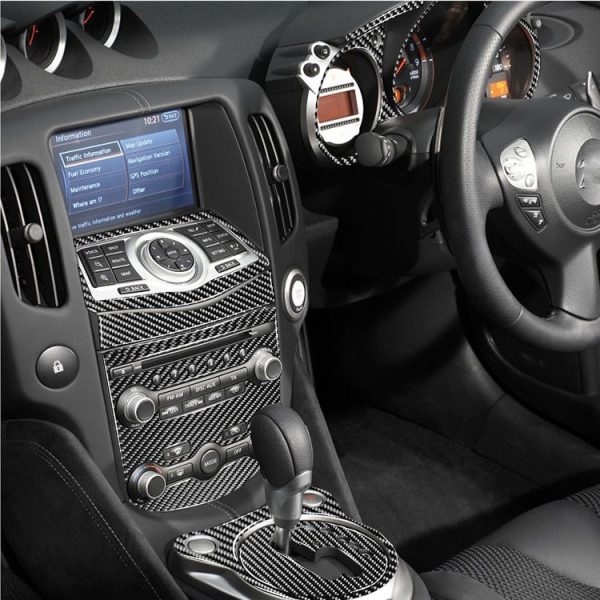 17 in 1 Car Carbon Fiber Whole Vehicle Decorative Sticker for Nissan 370Z Z34 2009-, Right Drive - Image 3