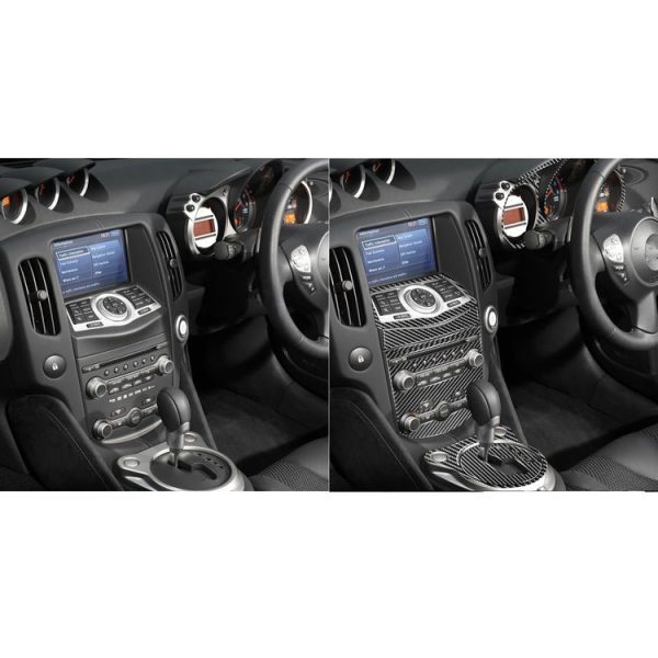 17 in 1 Car Carbon Fiber Whole Vehicle Decorative Sticker for Nissan 370Z Z34 2009-, Left Drive - Image 4
