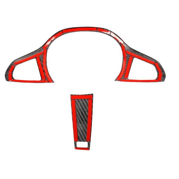 Car Carbon Fiber Steering Wheel Decorative Sticker without ACC for BMW 3 Series G20 / G28 / 325Li / 330d / 335 2019-2020, Left and Right Drive Universal - Image 4