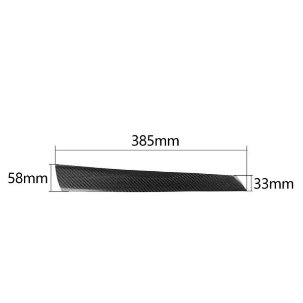 Car Carbon Fiber Central Control Decorative Strip for BMW 3 Series G20 / G28 / 325Li / 330d / 335 2019-2020, Left Drive - Image 2