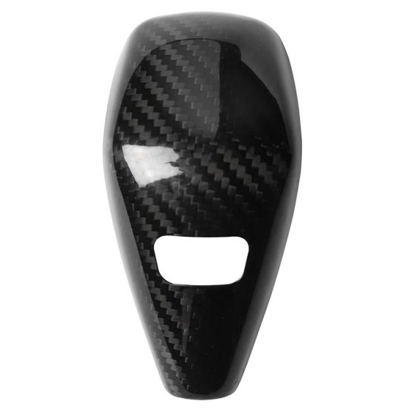 Car Carbon Fiber Gear Shift Knob Decorative Sticker for BMW 3 Series G20 / G28 / 325Li / 330d / 335 2019-2020, Left and Right Drive Universal